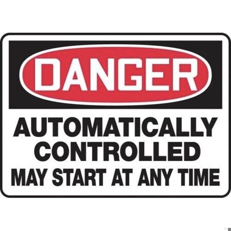 Accuform OSHA DANGER SAFETY SIGN OVERHEAD MEQM123VA MEQM123VA